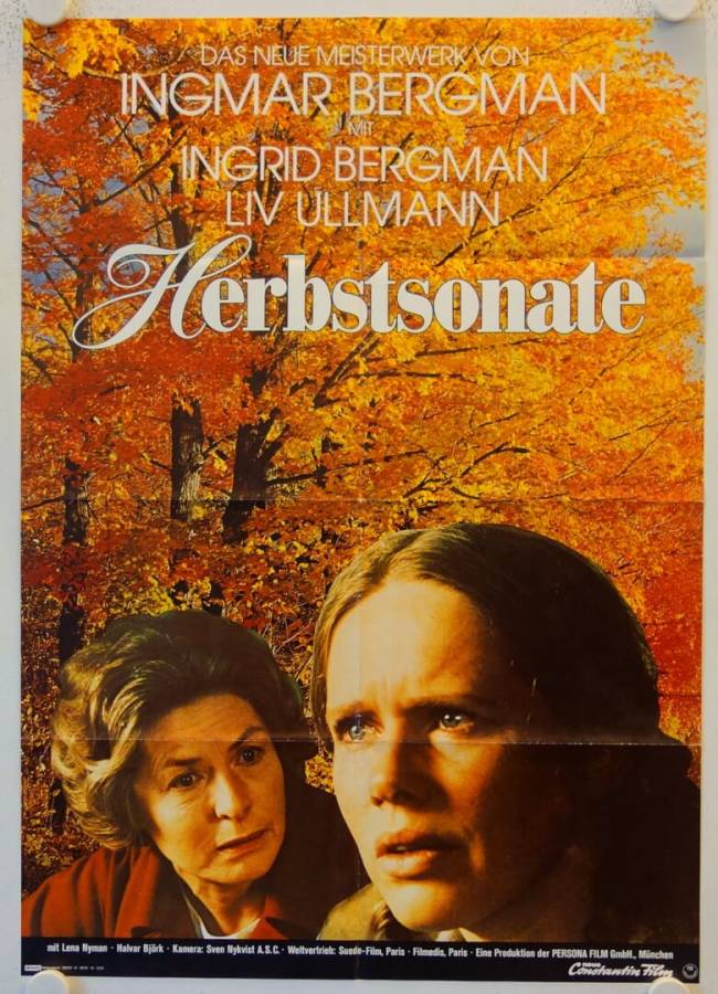 Herbstsonate originales deutsches Filmplakat