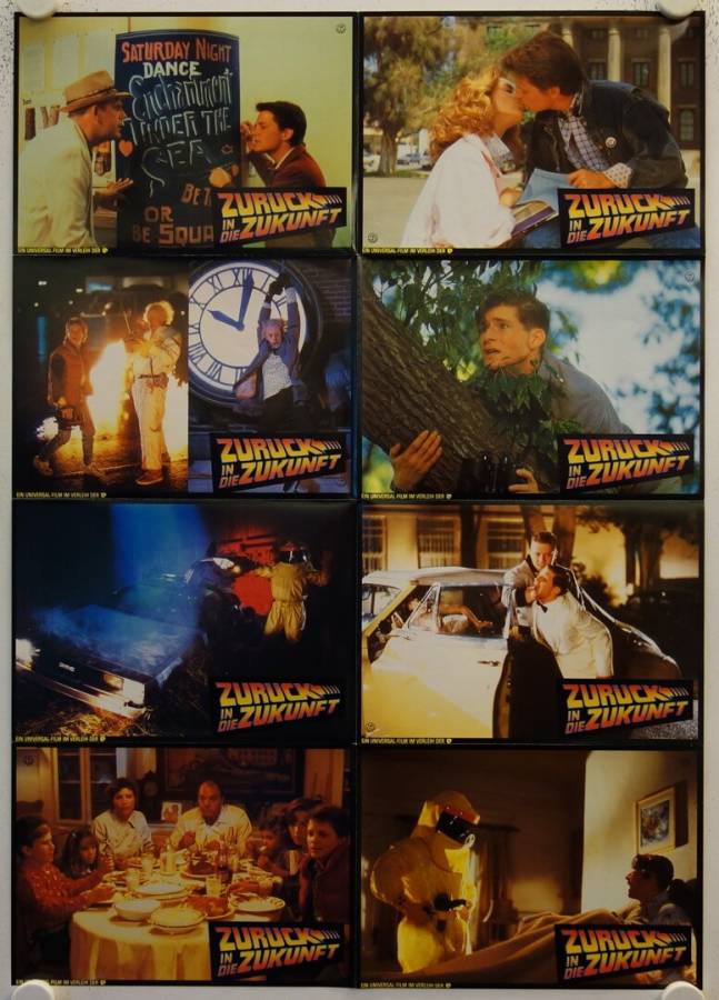 Back to the Future original release german lobby card set