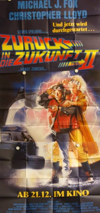 Zurück in die Zukunft Teil II originales deutsches 3xA0-Filmplakat