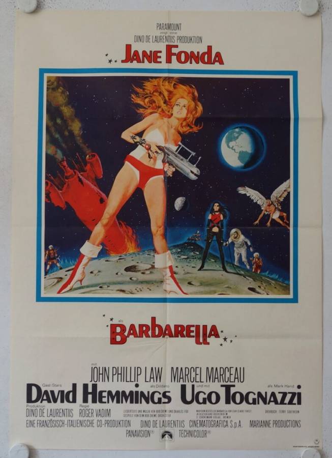 Barbarella original release german movie poster