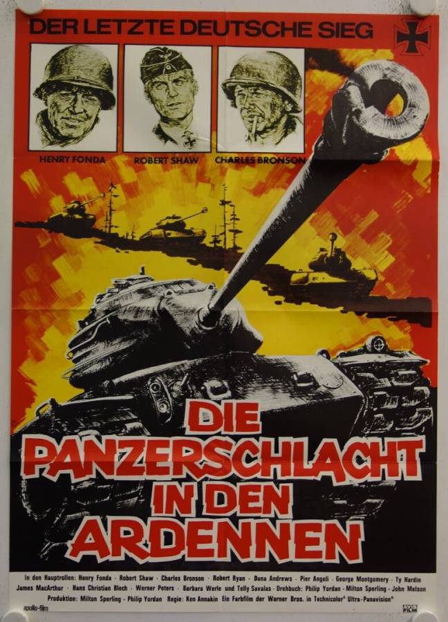 Battle of the Bulge re-release german movie poster