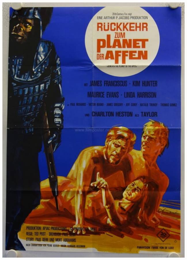 Rückkehr zum Planet der Affen originales deutsches Filmplakat