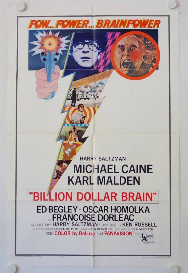 Billion Dollar Brain original release US Onesheet movie poster