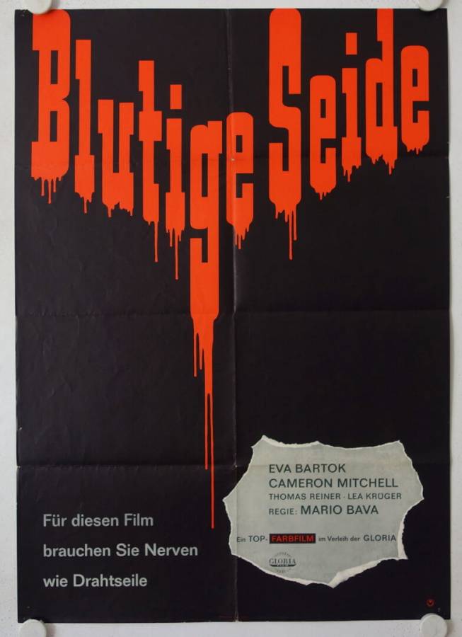 Blood and Black Lace original release german movie poster