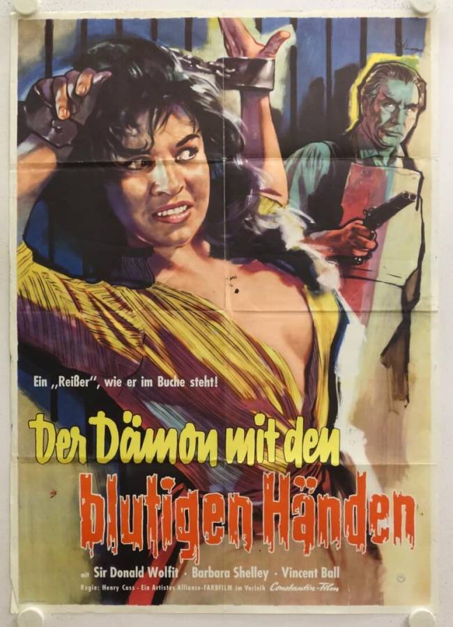 Blood of the Vampire original release german movie poster