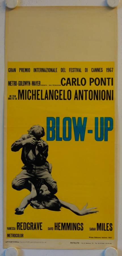 Blow Up originales Locandina Filmplakat aus Italien