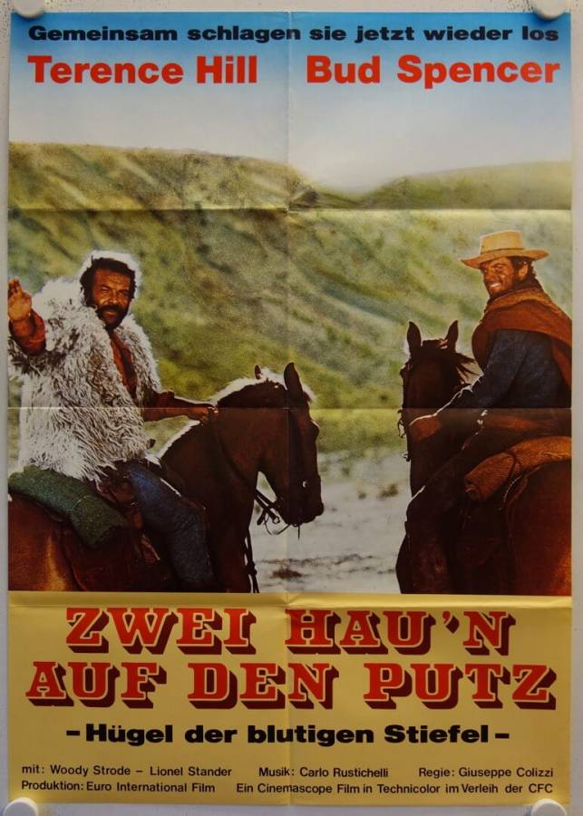 Boot Hill re-release german movie poster