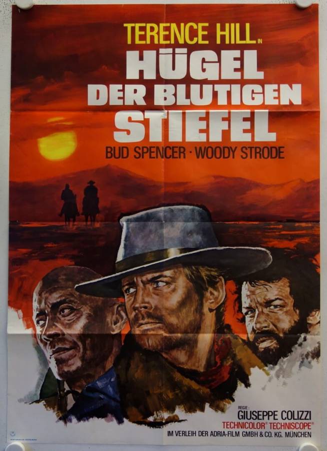 Hügel der blutigen Stiefel originales deutsches Filmplakat