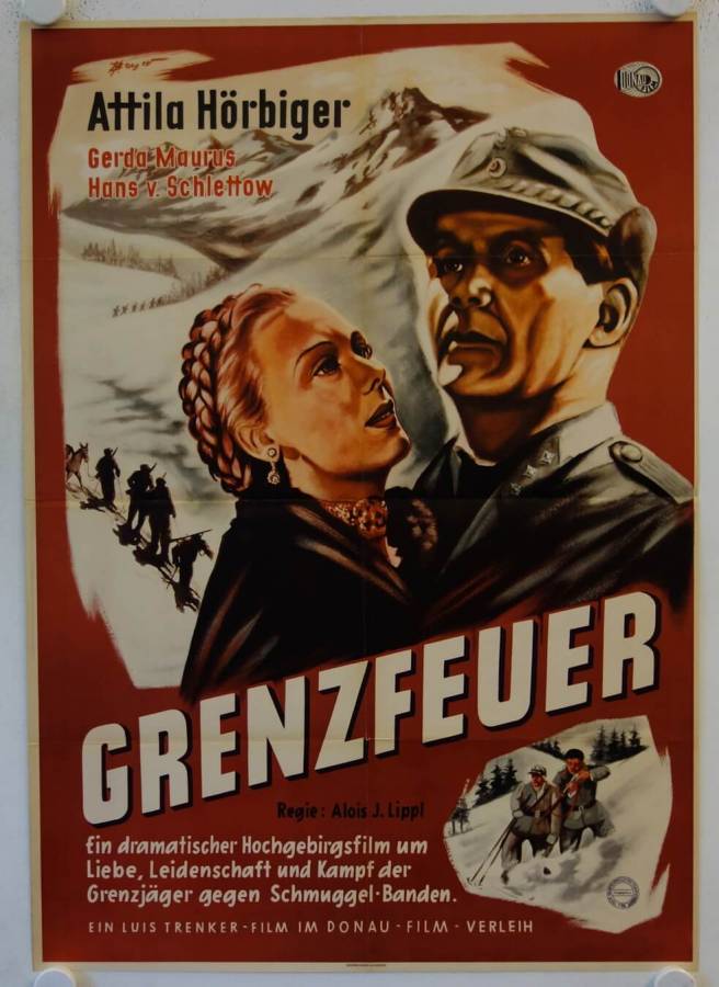 Boundary Fire re-release german movie poster