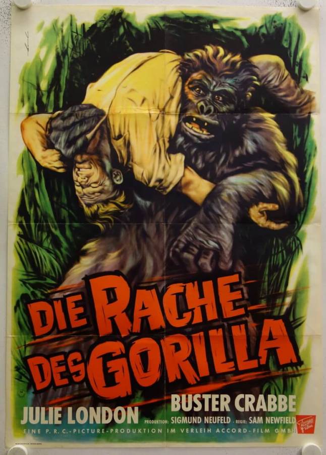 Die Braut des Gorilla originales deutsches Filmplakat