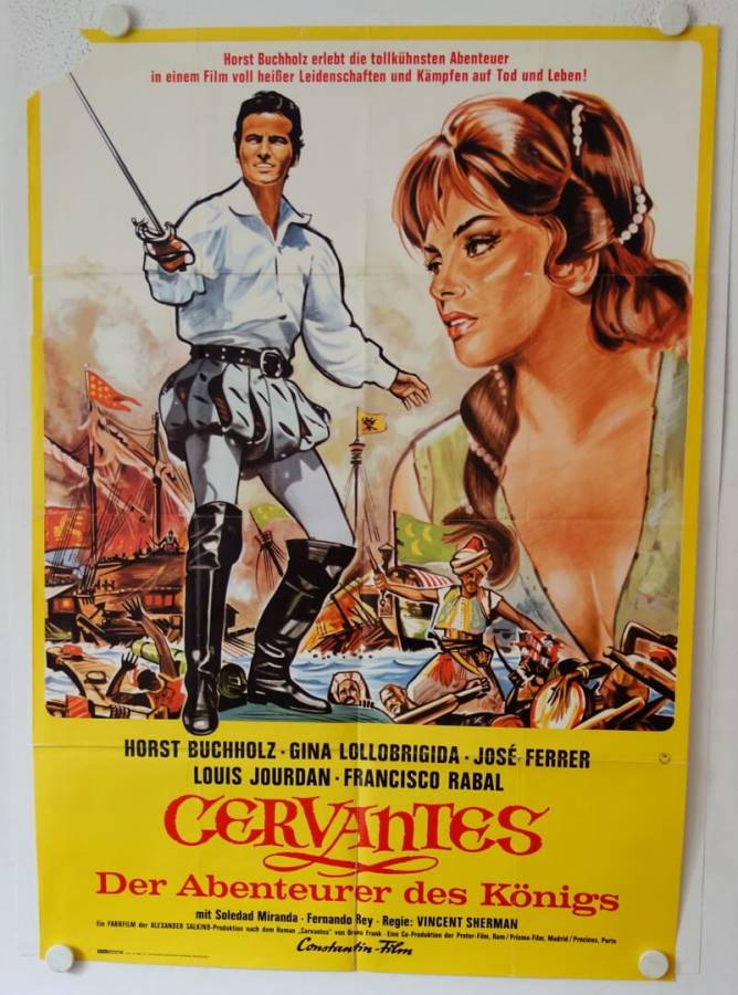 Cervantes - Der Abenteurer des Königs originales deutsches A0 Filmplakat