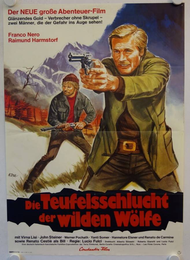Challenge to White Fang original release german movie poster