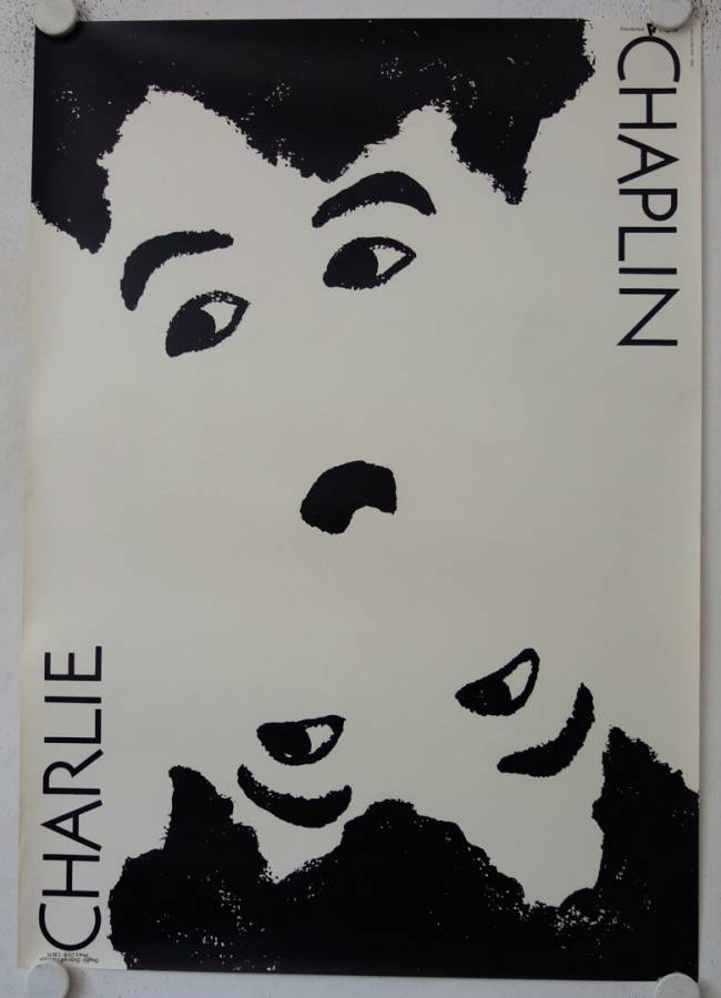 Charlie Chaplin originales DDR Filmplakat