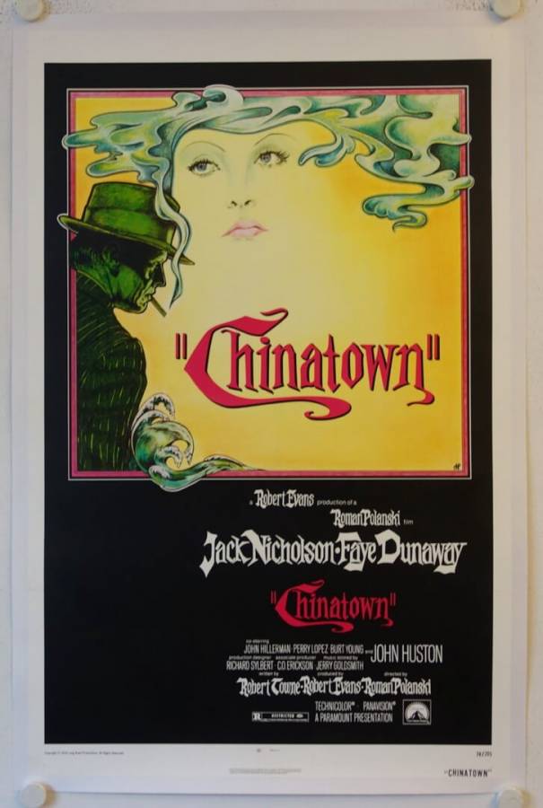 Chinatown original release US Onesheet movie poster