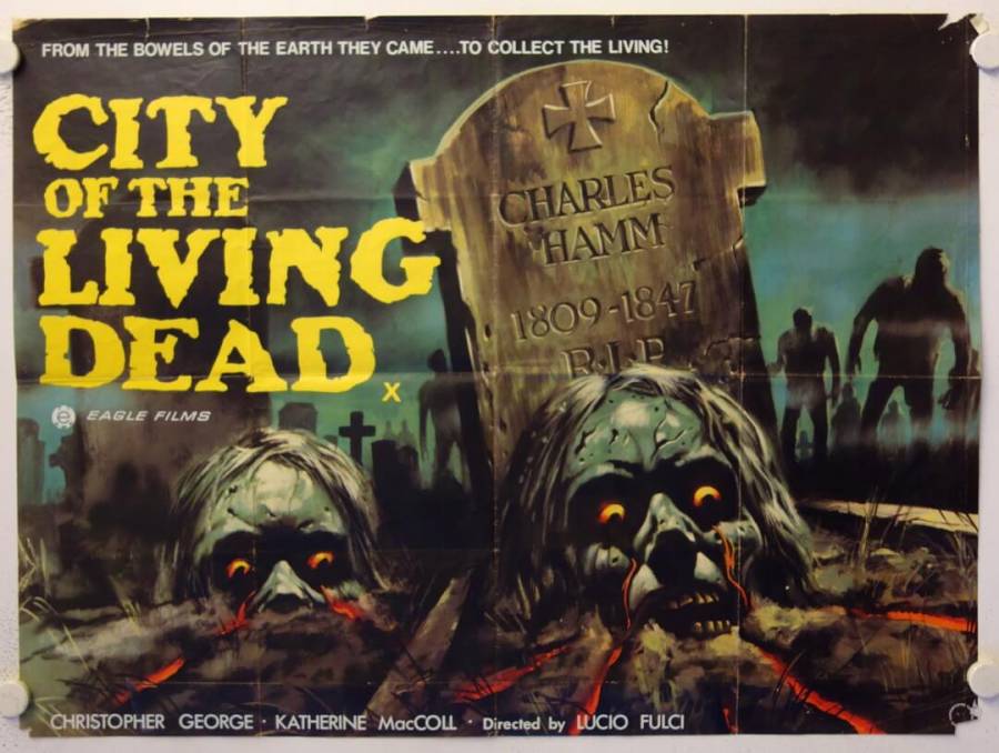 Lot 232 - CITY OF THE LIVING DEAD (1980) - UK Quad
