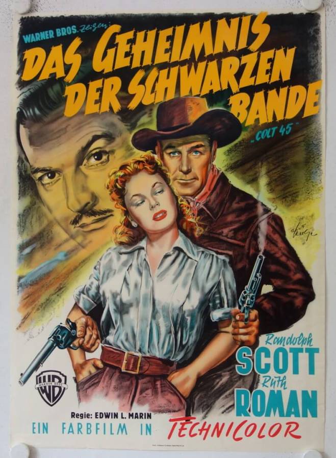 Colt .45 original release german movie poster