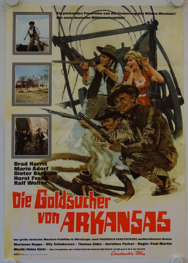 Conquerors of Arkansas original release german movie poster