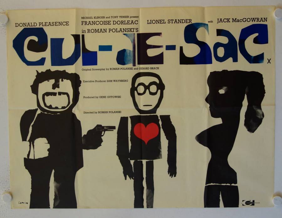 Cul-de-sac original release british quad movie poster