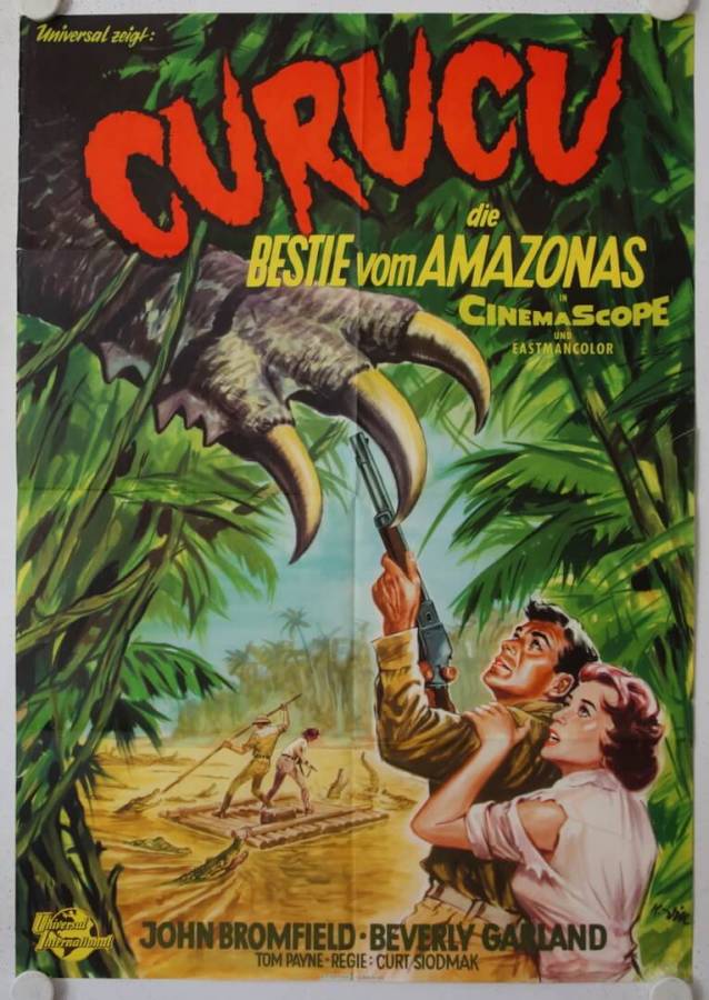 Curucu - Die Bestie vom Amazonas originales deutsches Filmplakat