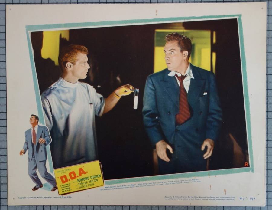 D.O.A. - DOA Dead on Arrival original release US Lobby Card