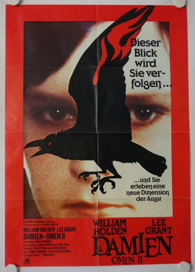 Damien Omen II originales deutsches Filmplakat