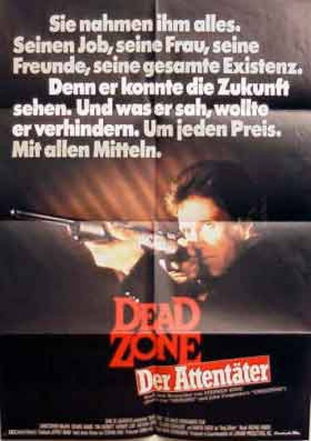 Dead Zone originales deutsches Filmplakat