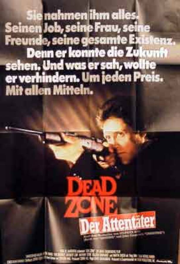 Dead Zone originales deutsches A0-Filmplakat