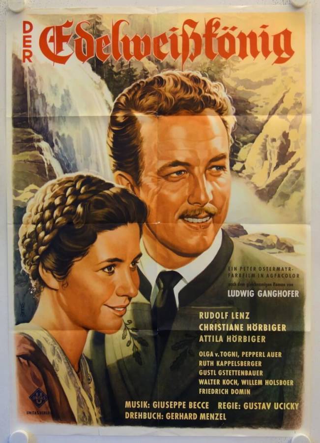 Der Edelweisskönig original release german movie poster