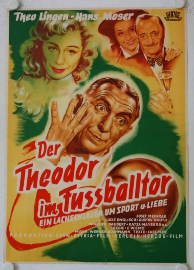 Der Theodor im Fußballtor originales deutsches Filmplakat