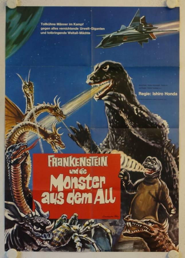 Destroy all Monsters original release german movie poster