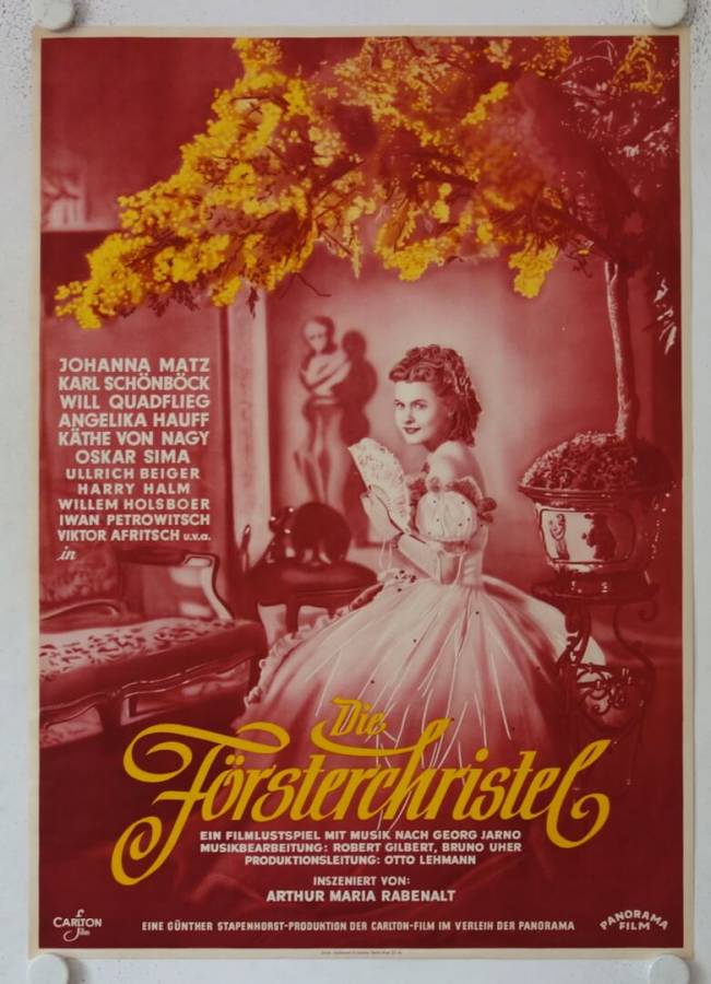 Die Försterchristel originales deutsches Filmplakat