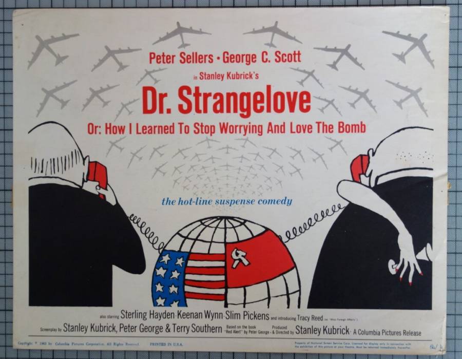 Dr. Seltsam oder wie ich lernte die Bombe zu lieben originale US Title Lobby Card