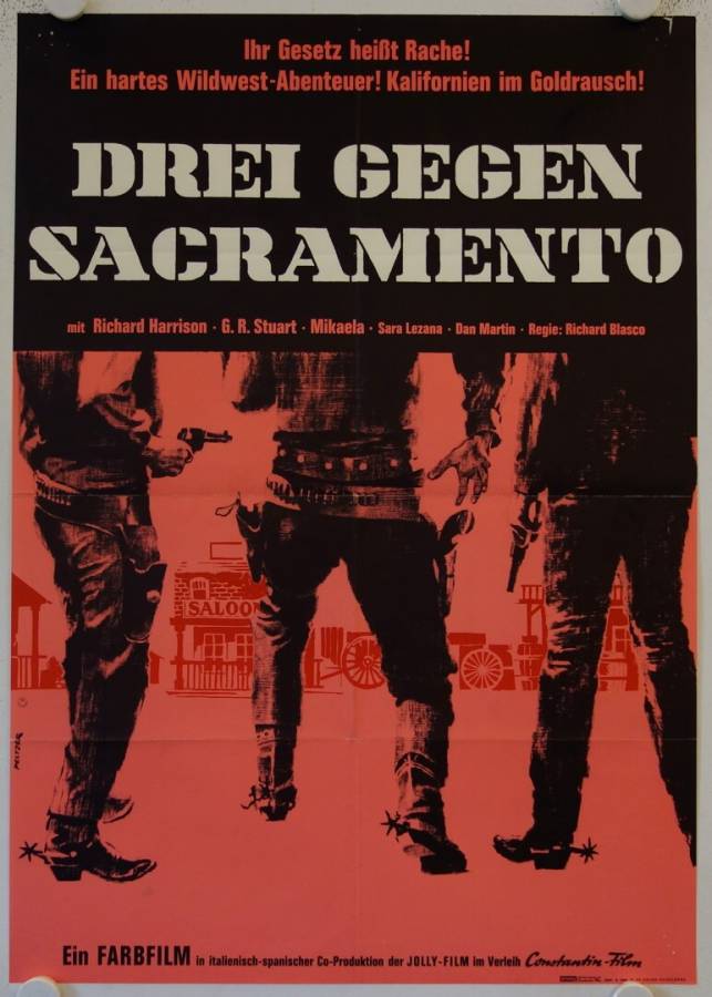 Duello nel Texas - Gunfight at Red Sands original release german movie poster