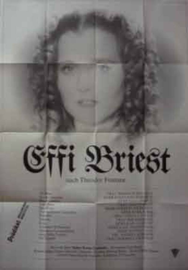 Effi Briest originales deutsches A0-Filmplakat