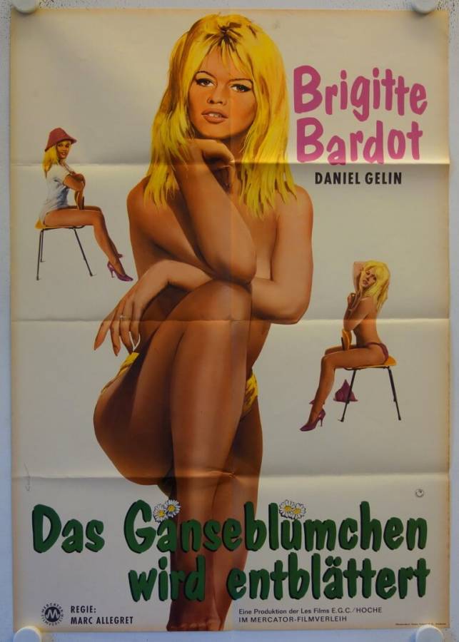 En effeuillant la marguerite - Plucking the Daisy re-release german movie poster