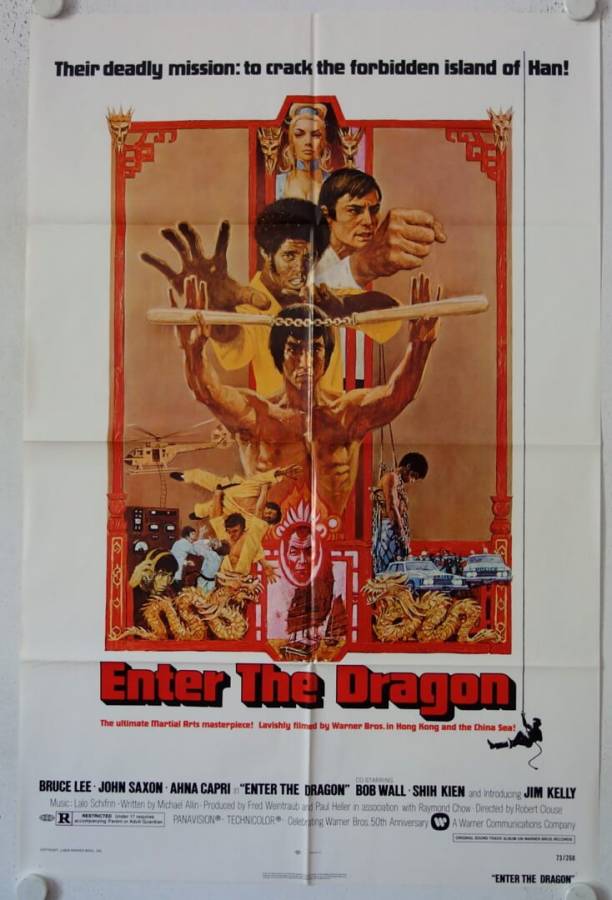 Enter the Dragon original release US Onesheet movie poster