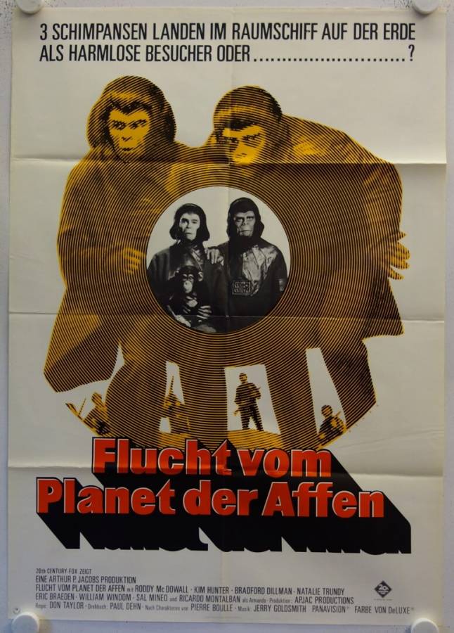 Flucht vom Planet der Affen originales deutsches Filmplakat