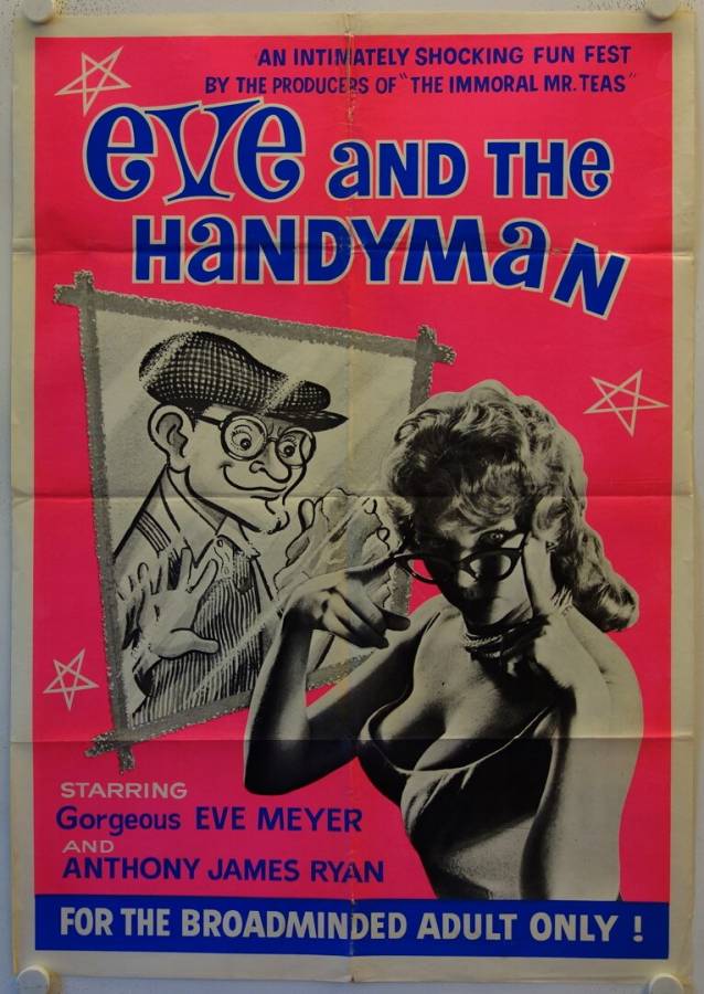 Eva und der Mann für alles originales US Filmplakat