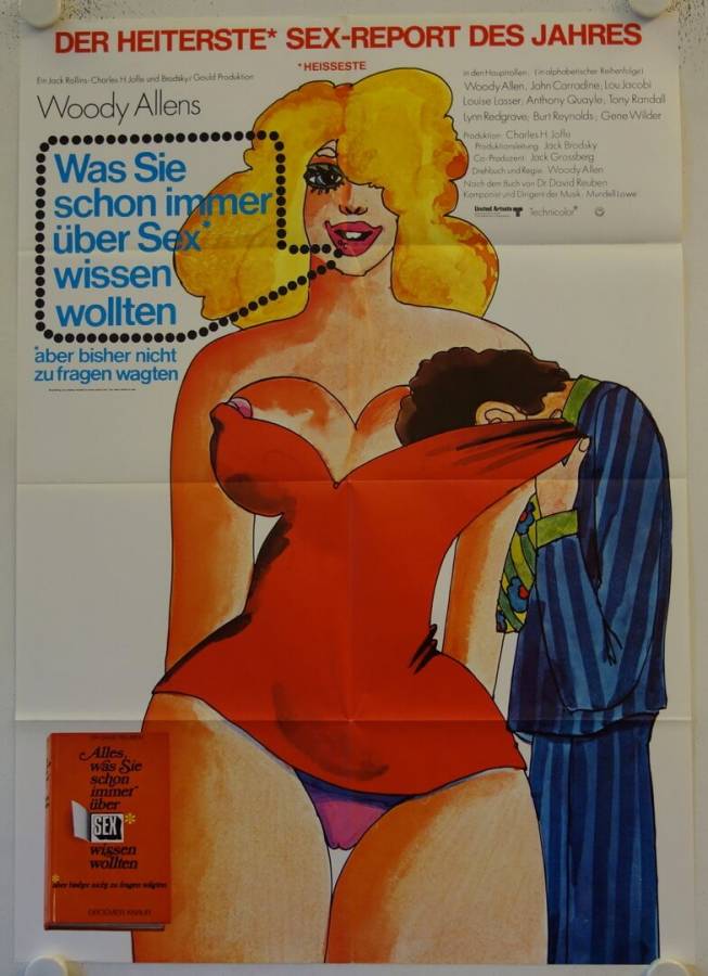 Alles was sie schon immer über Sex wissen wollten originales deutsches Filmplakat