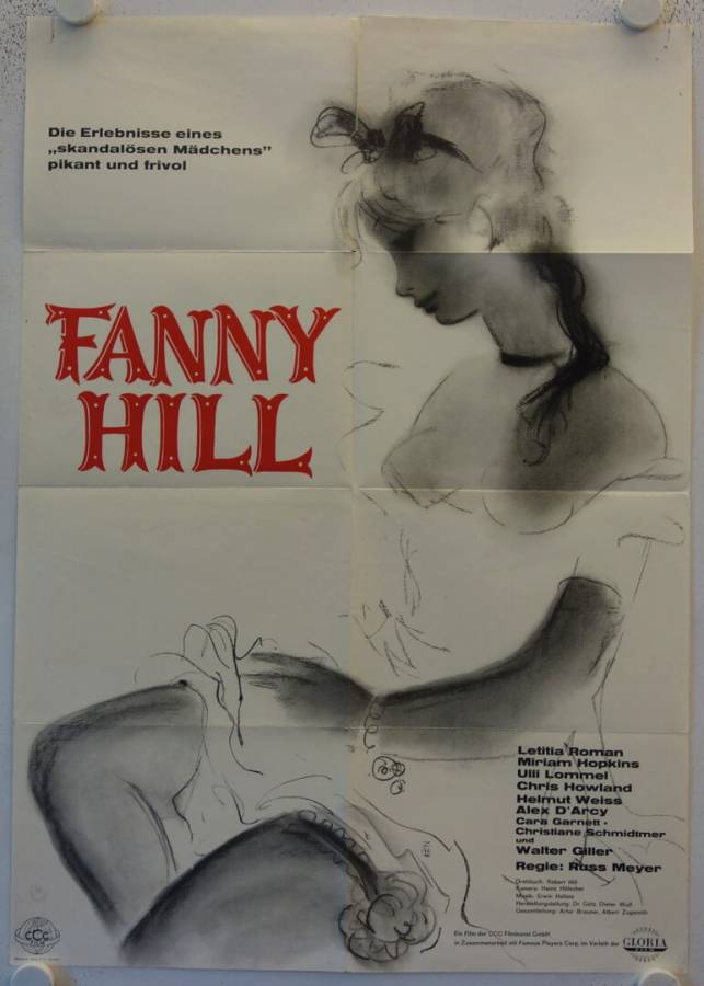 Fanny Hill original release german movie poster