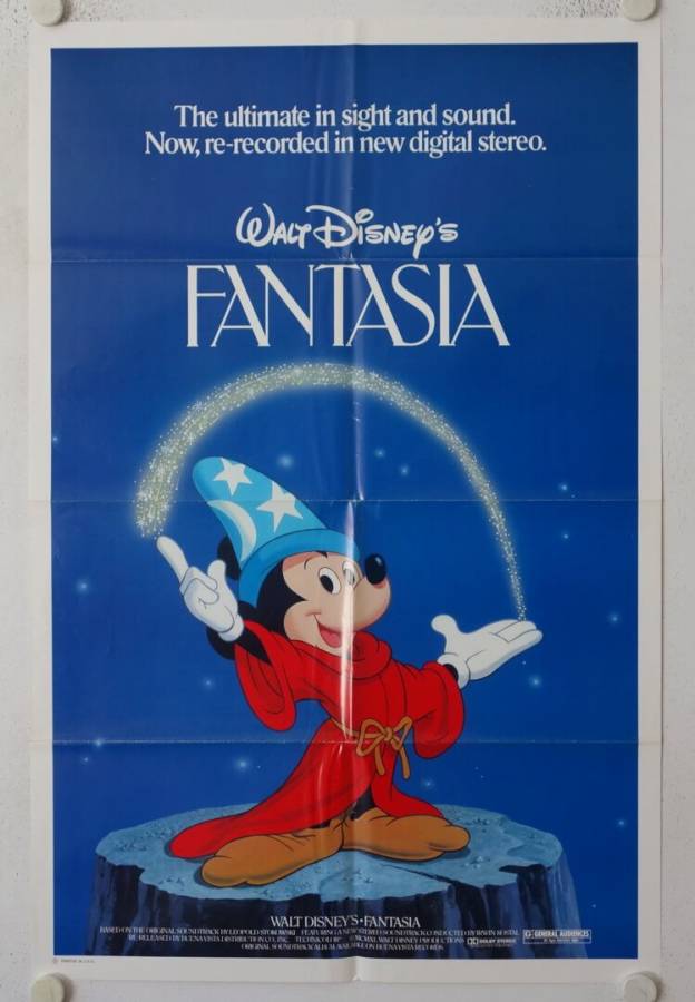 Fantasia re-release US Onesheet movie poster