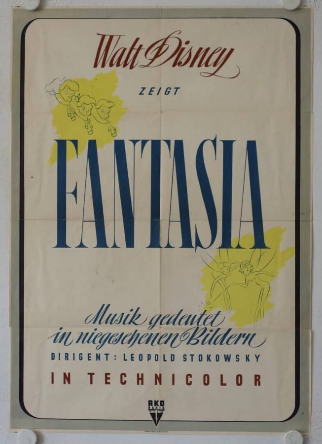 Fantasia original release german movie poster