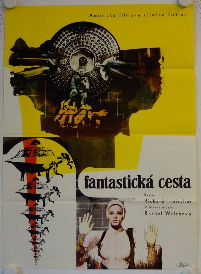 Die phantastische Reise originales Filmplakat aus Tschechien