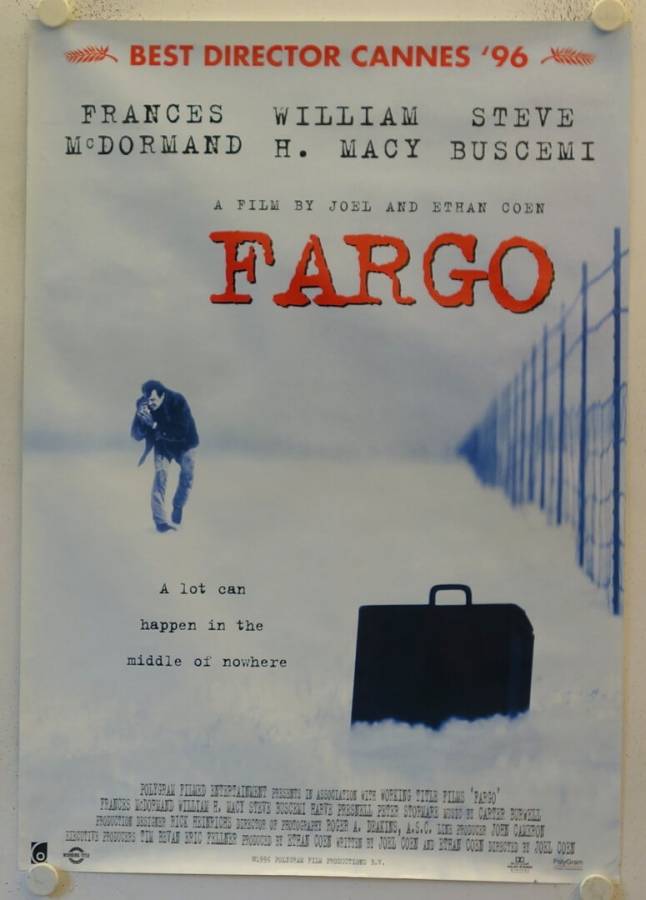 Fargo originales Filmplakat aus Belgien