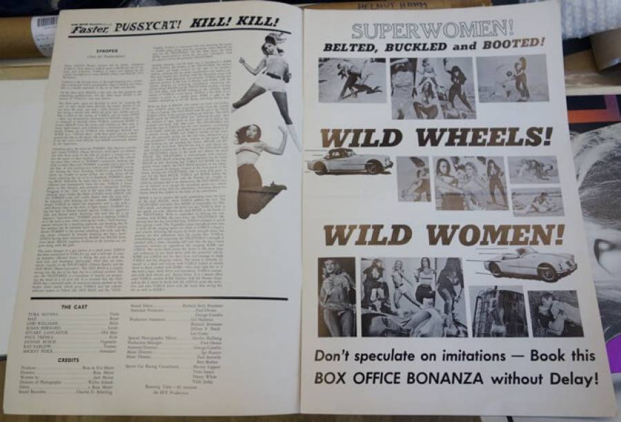 Faster Pussycat! Kill! Kill! original release US Pressbook