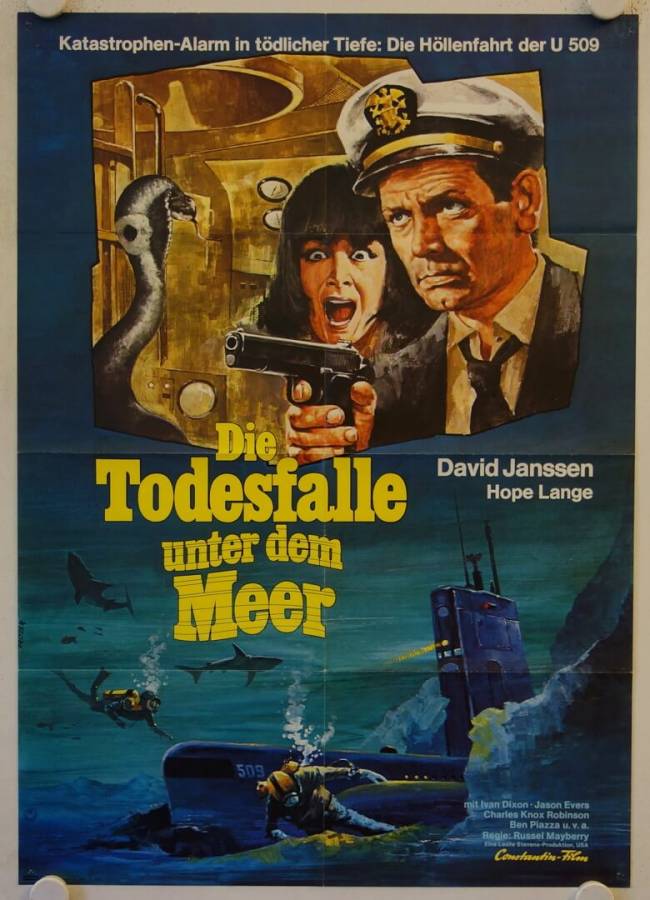 Die Todesfalle unter dem Meer originales deutsches Filmplakat