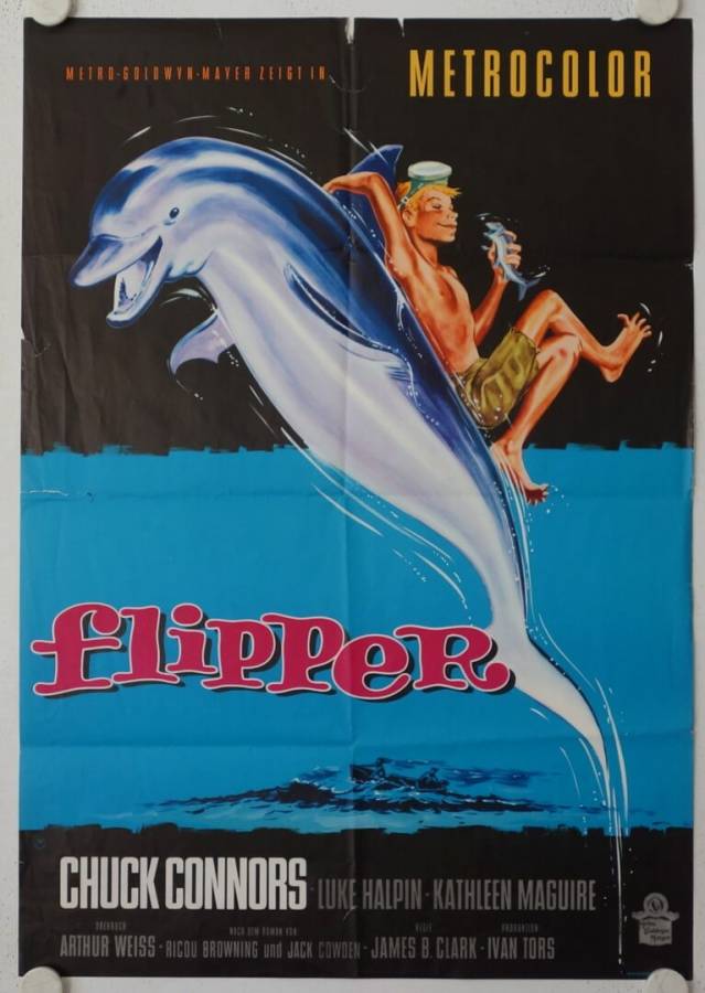 Flipper original release german movie poster