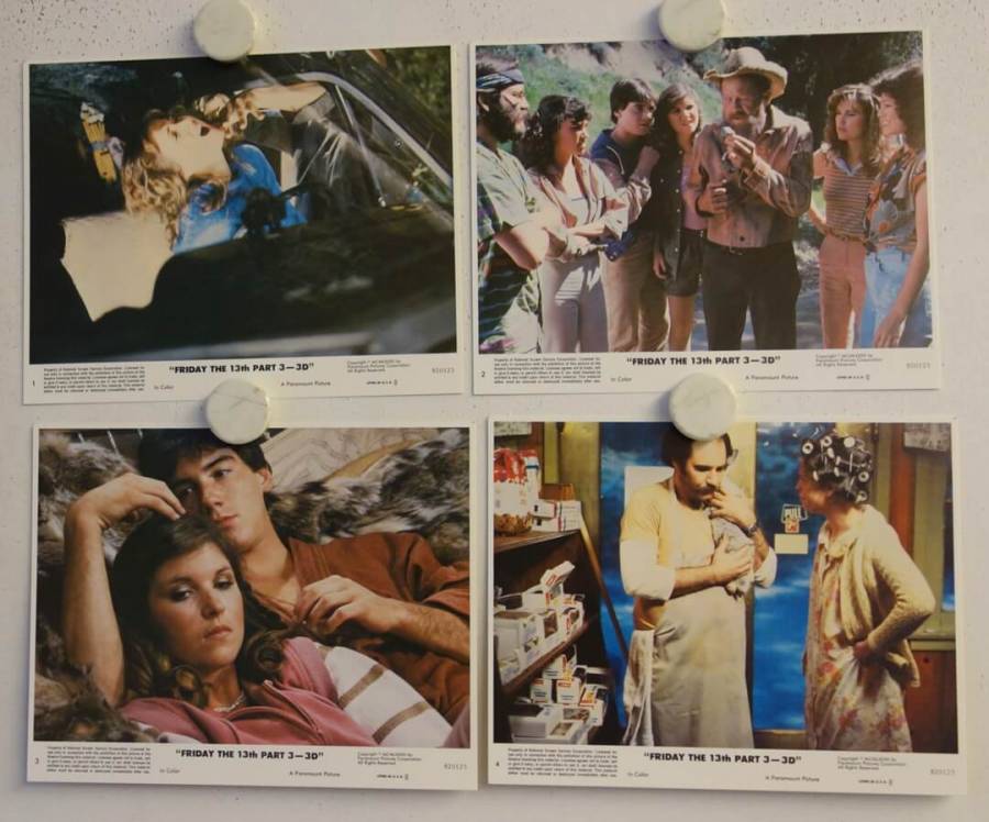 Friday the 13th Part 3 original release US 8x10 lobby card set