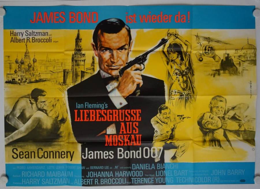 From Russia with Love original release german double-panel movie poster