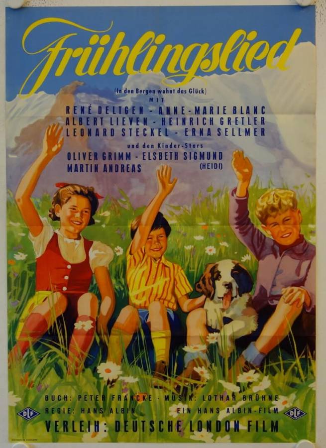 Fruehlingslied original release german movie poster